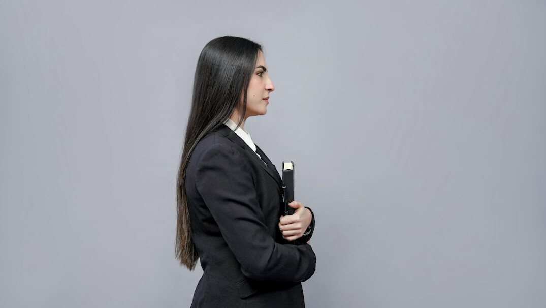 professional woman speaking